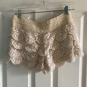 Lace shorts